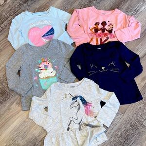Carters long shirt bundle